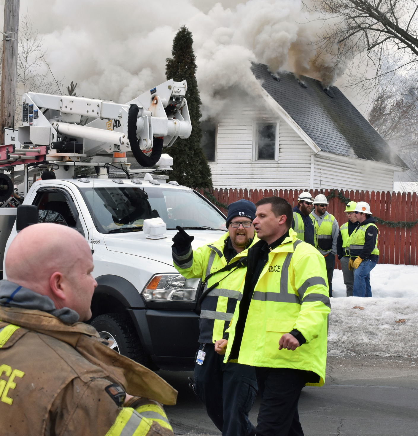 Portage fire Keith Klafke